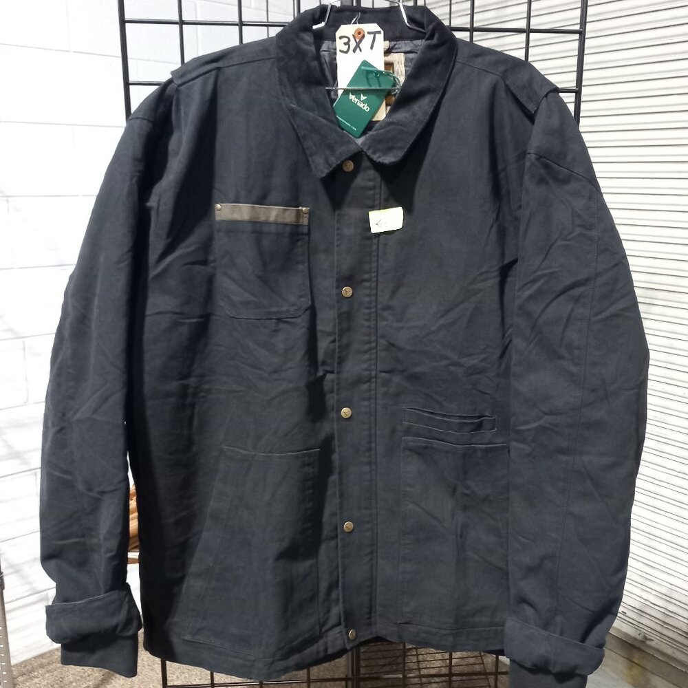 CANVAS CONCEALED CARRY JACKET - Black | 3XLT - Picture 2 of 7